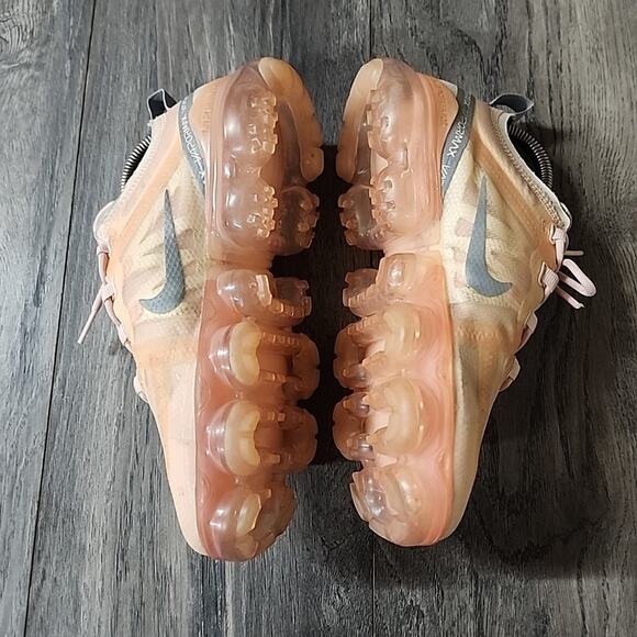 Nike Womens Air VaporMax CQ9703-600 Peach Pink Running Shoes Sneakers Size 7 - Picture 7 of 8